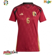 Camiseta Bélgica Axel Witsel #6 Primera Equipación para mujer Eurocopa 2024 manga corta